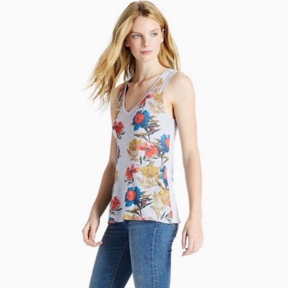 Lucky🍀Brand Placed Floral Tank sz L